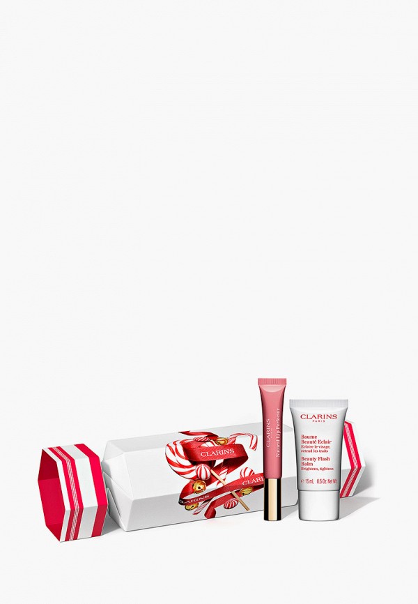 

Набор косметики Clarins, Прозрачный, блеск для губ Natural Lip Perfector, оттенок 01, 12 мл, бальзам Baume Beauté Éclair, 15 мл