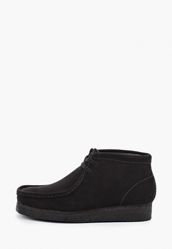 

Ботинки Clarks, Wallabee Boot, Черный