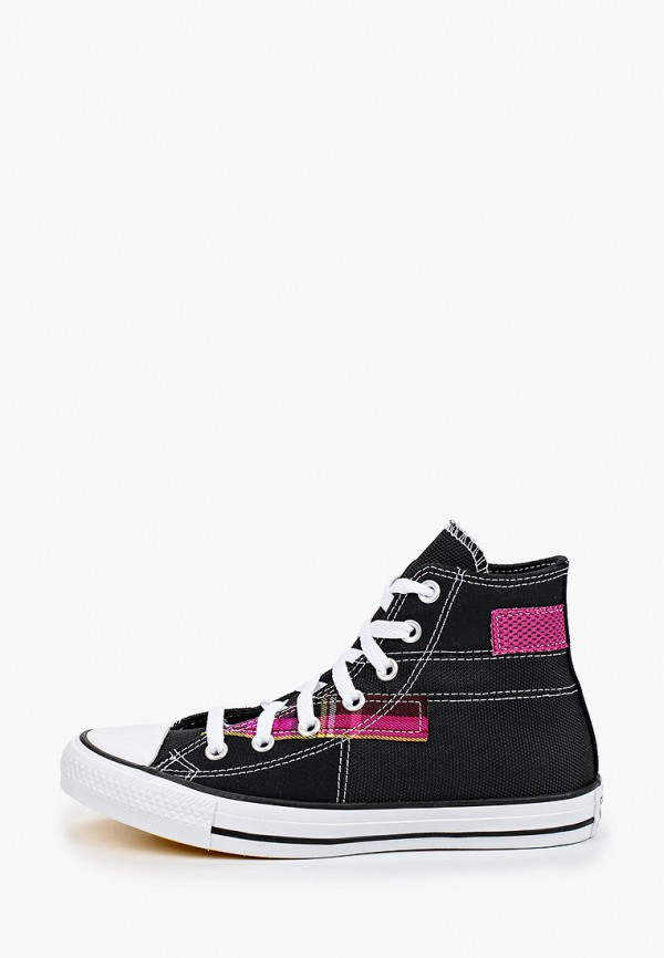

Кеды Converse, Черный, Chuck Taylor All Star Patchwork High