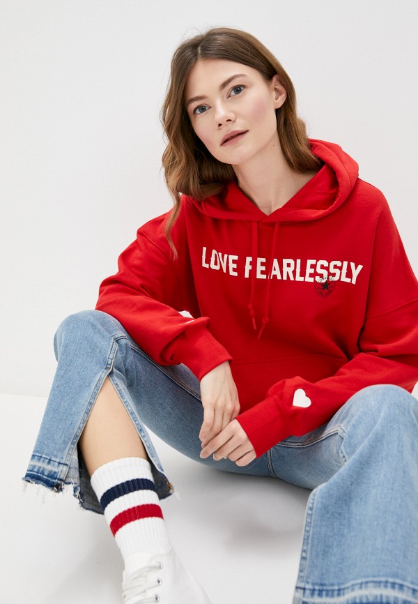 

Худи Converse, Красный, LOVE FEARLESSLY