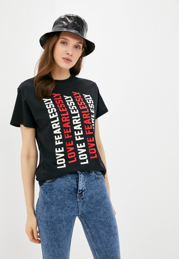 

Футболка Converse, Черный, LOVE FEARLESSLY