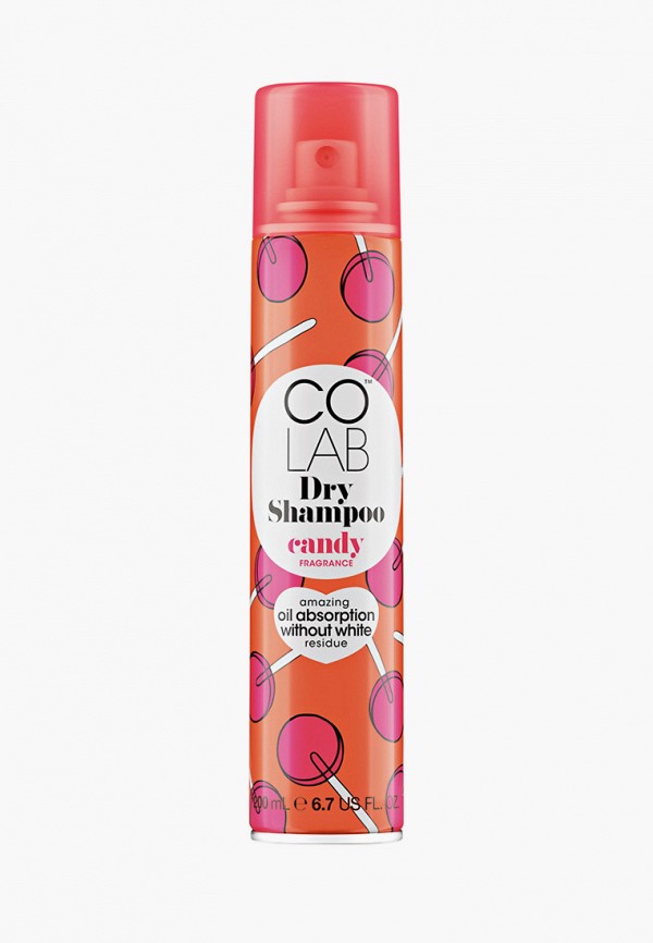 

Сухой шампунь Colab, Прозрачный, Candy, 200 мл