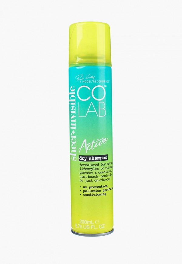 

Сухой шампунь Colab, прозрачный Active, 200 мл