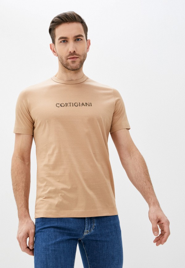 

Футболка Cortigiani, Бежевый