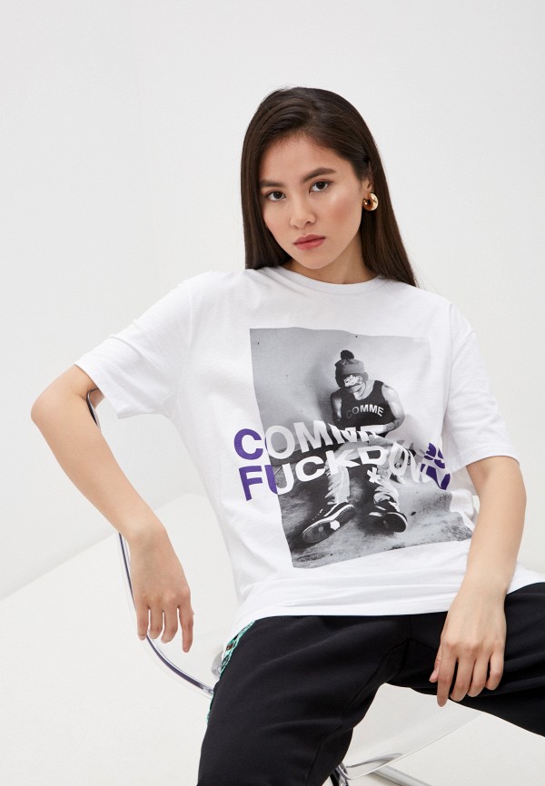 

Футболка Comme des Fuckdown, Белый, Comme des Fuckdown CO074EWHQMF9