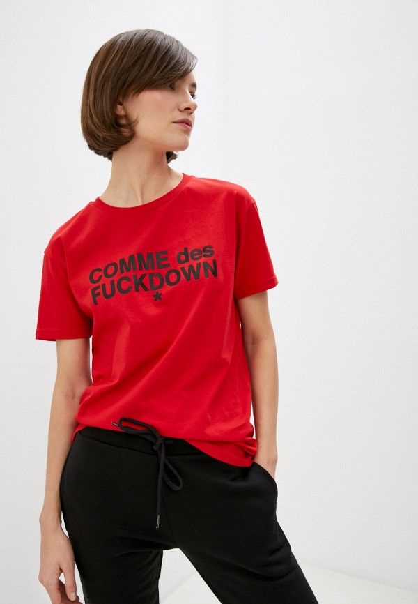 

Футболка Comme des Fuckdown, Красный, Comme des Fuckdown CO074EWKWEO1