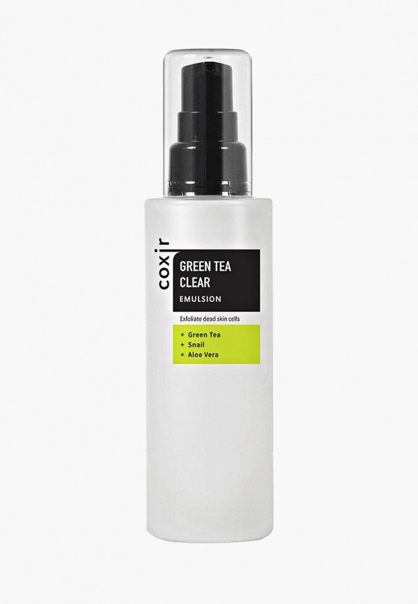 

Эмульсия для лица Coxir, Прозрачный, с зеленым чаем