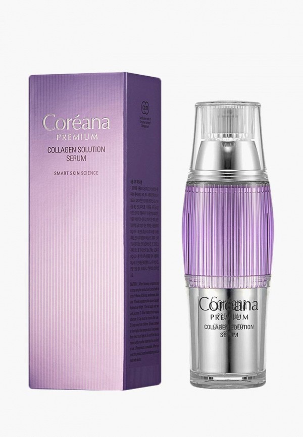 

Сыворотка для лица Coreana Premium, Фиолетовый, КОЛАГЕНОВАЯ 40 мл.