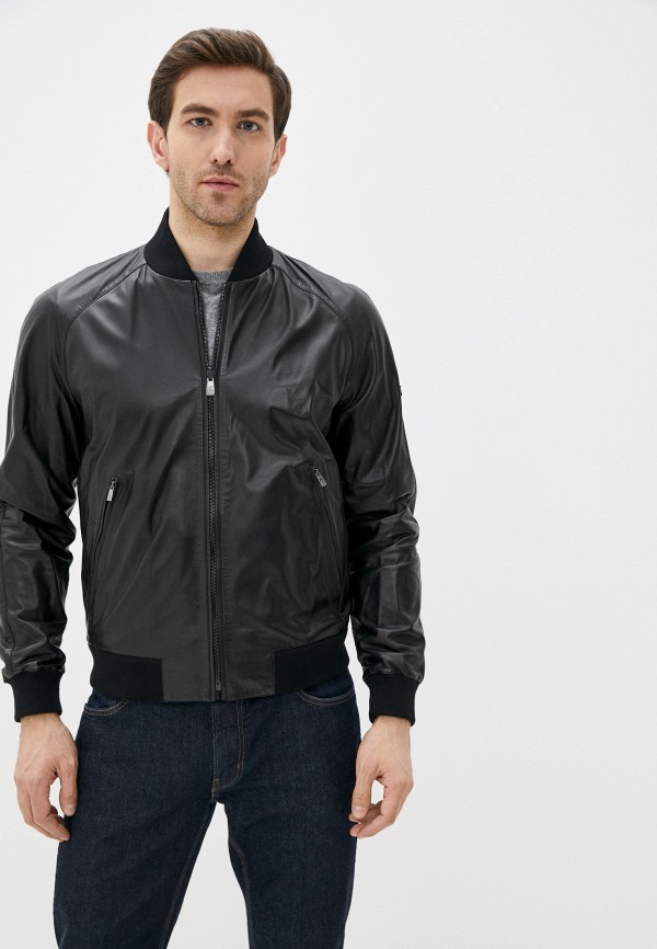 

Куртка кожаная Corneliani, Черный, Corneliani CO078EMHMED1