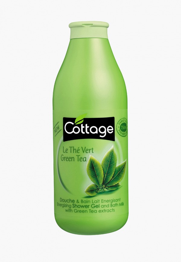 

Гель для душа Cottage, Прозрачный, ЗЕЛЕНЫЙ ЧАЙ/Energizing Shower Gel and Bath Milk with Green Tea extracts 750мл
