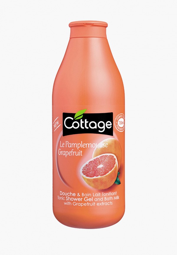 

Гель для душа Cottage, Прозрачный, ГРЕЙПФРУТ/ Tonic Shower Gel and Bath Milk with Grapefruit extracts 750мл