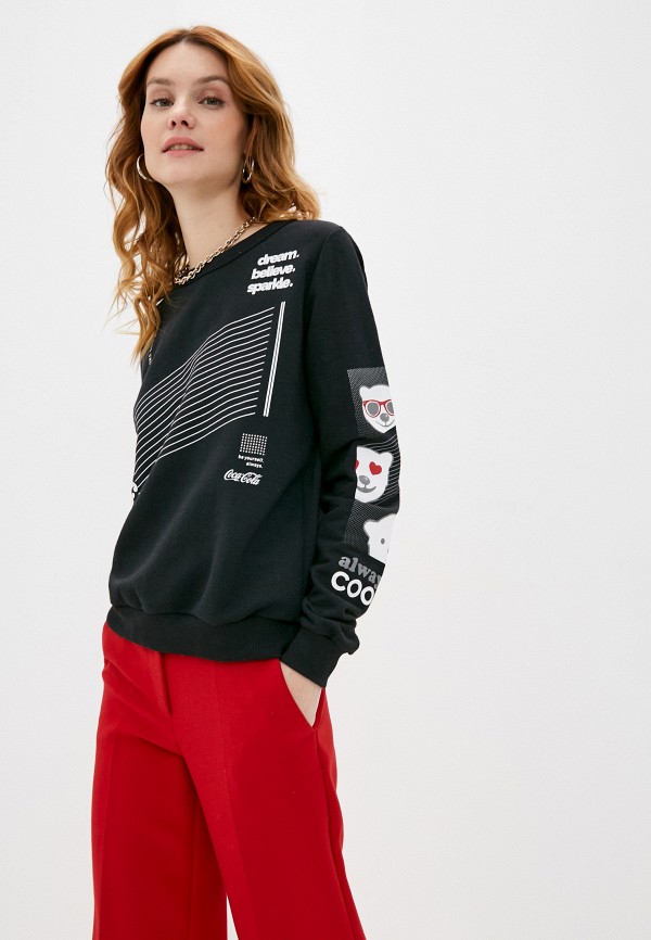 

Свитшот Coca Cola Jeans, Черный