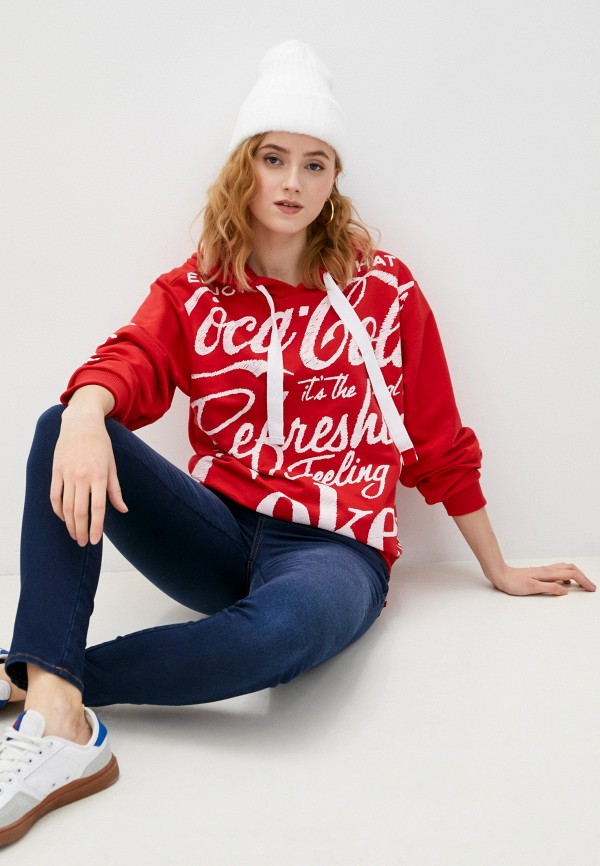 

Худи Coca Cola Jeans, Красный, Coca Cola Jeans CO089EWLCTU4