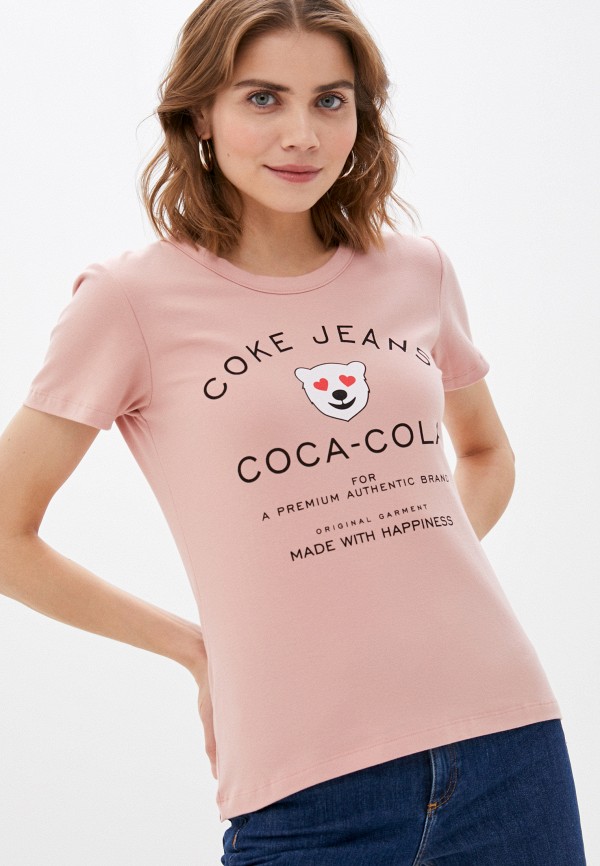 

Футболка Coca Cola Jeans, Розовый