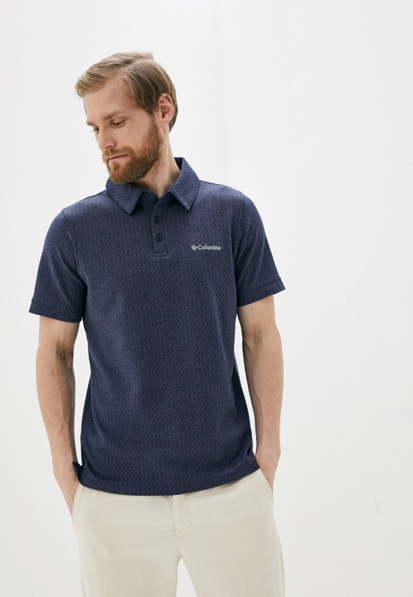 

Поло Columbia, Синий, Ridgedale Polo