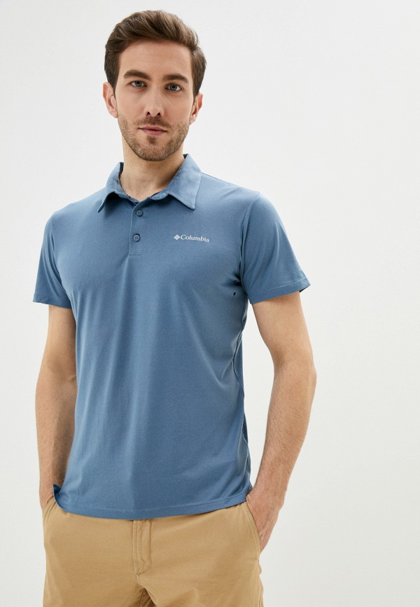 

Поло Columbia, Голубой, Triple Canyon™ Tech Polo