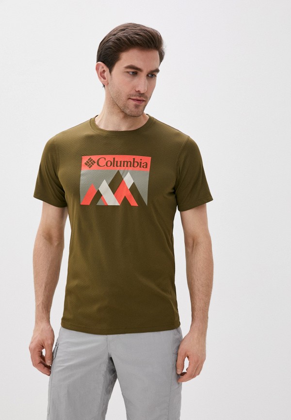 

Футболка спортивная Columbia, Хаки, Zero Rules™ Short Sleeve Graphic Shirt