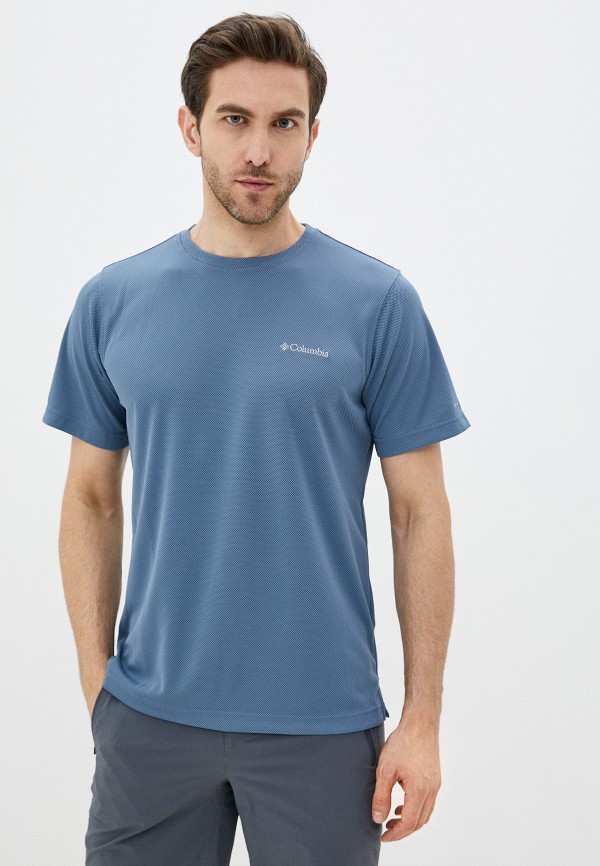 

Футболка спортивная Columbia, Голубой, Utilizer™ Short Sleeve Crew
