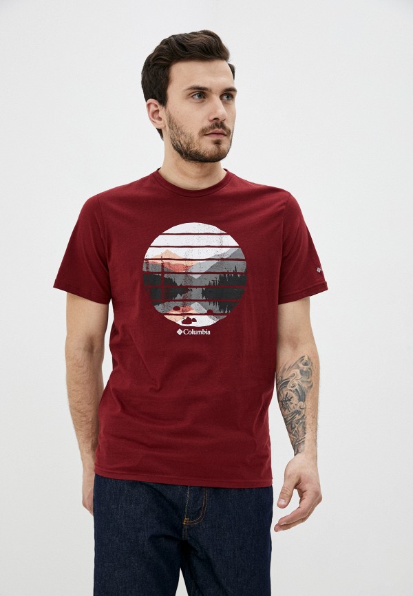 

Футболка Columbia, Бордовый, Warren Grove™ Tee