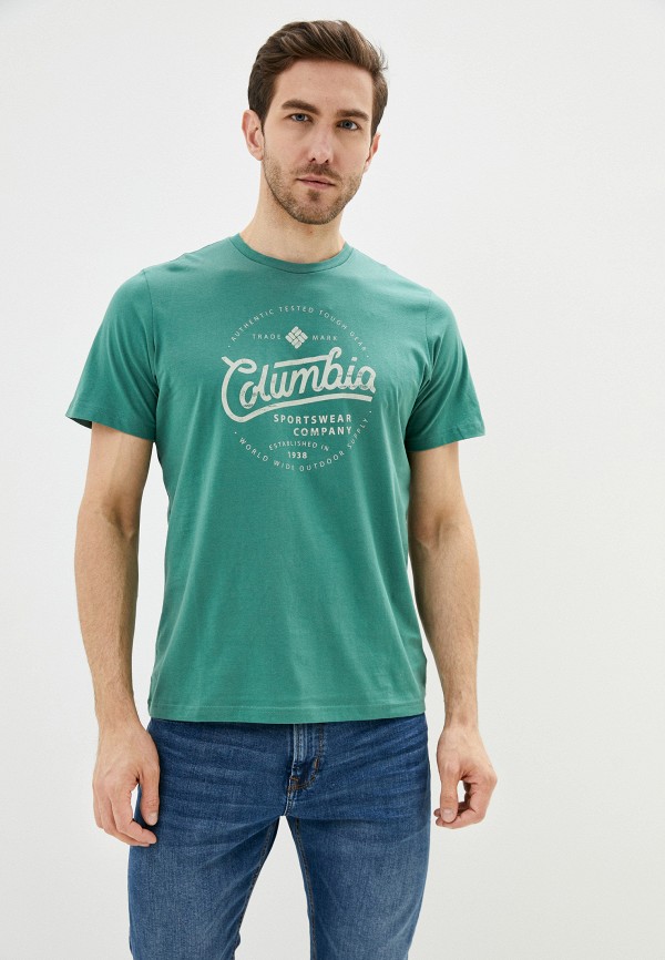 

Футболка Columbia, Зеленый, M Path Lake™ Graphic Tee
