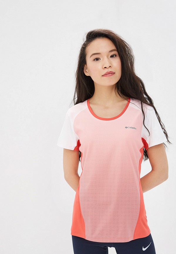 

Футболка спортивная Columbia, Solar Chill™ 2.0 Short Sleeve, Коралловый