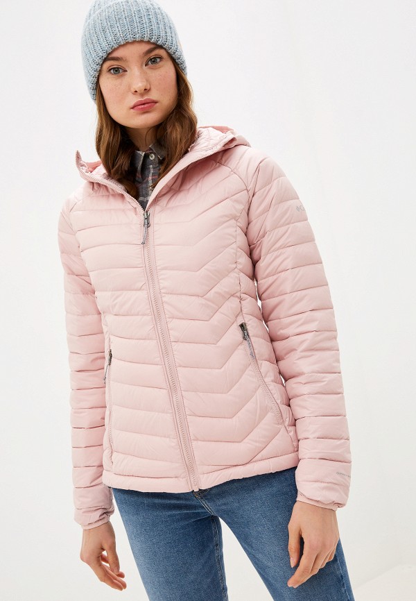 

Куртка утепленная Columbia, Розовый, Powder Lite™ Hooded Jacket