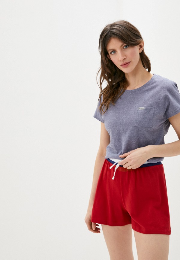 

Футболка спортивная Columbia, Синий, Cades Cape™ Tee