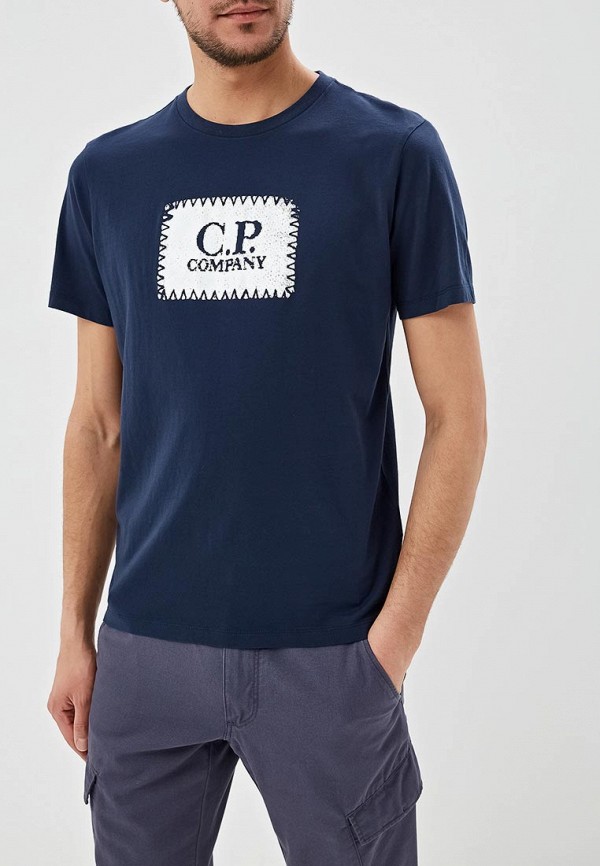 

Футболка C.P. Company; C.P. Company CP001EMETQU9, Синий