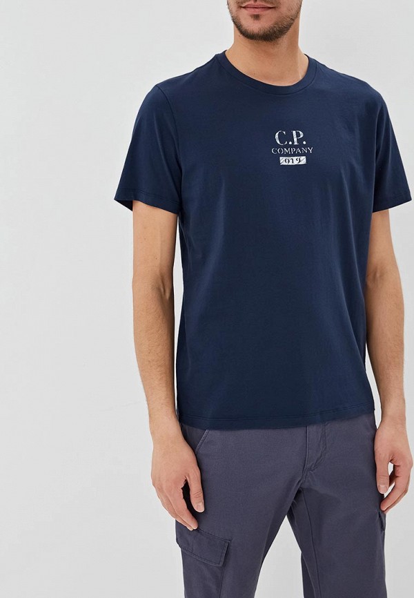 

Футболка C.P. Company, C.P. Company CP001EMETQV2, Синий
