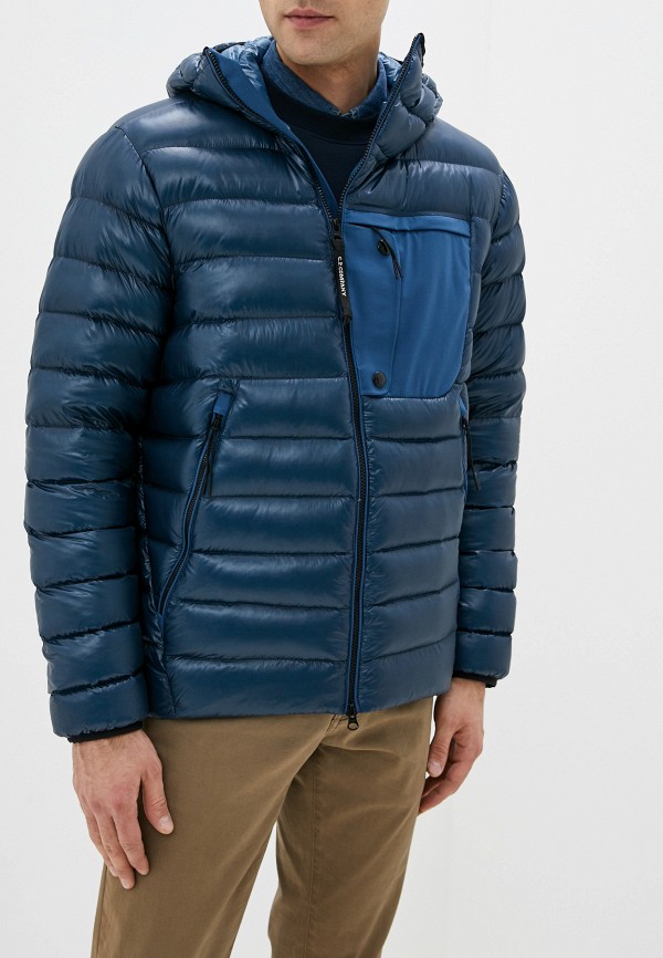 

Пуховик C.P. Company, Синий, C.P. Company CP001EMFSWK2