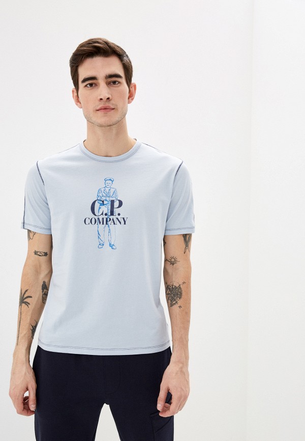 

Футболка C.P. Company, Синий, C.P. Company CP001EMIIQN0