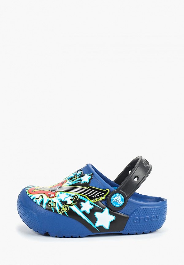 

Сабо Crocs, Синий, CrocsFL Guitar Lights Clog K