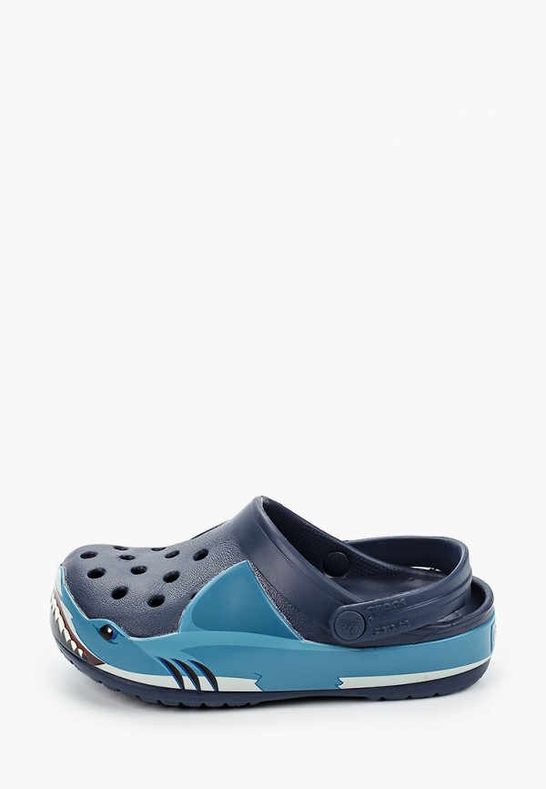 

Сабо Crocs, Синий, Shark Band Lights