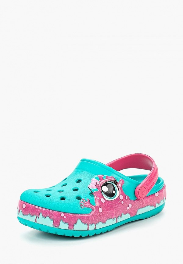 

Сабо Crocs, Бирюзовый, Crocs Fun Lab Slime Band Clg K