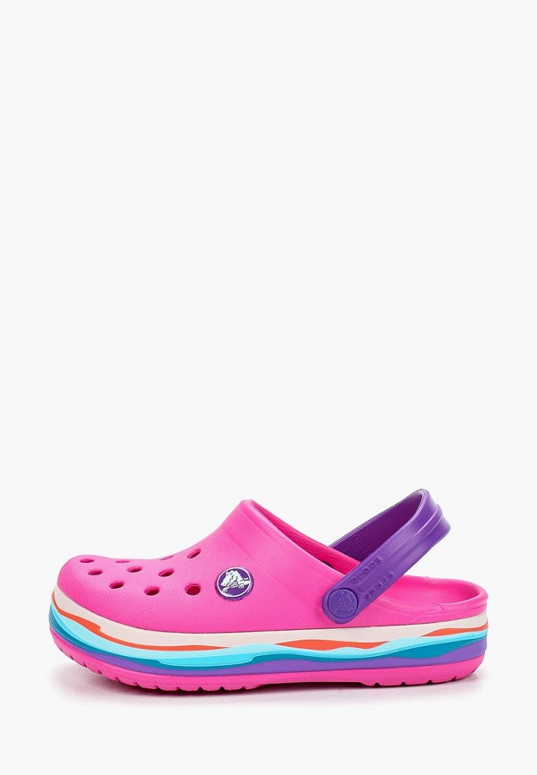 

Сабо Crocs, Розовый, Crocband Wavy Band Clog K