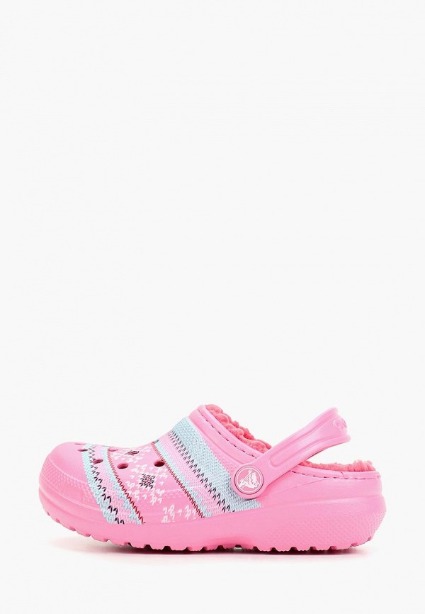 

Сабо Crocs, Розовый, Classic Printed Lined Clog K