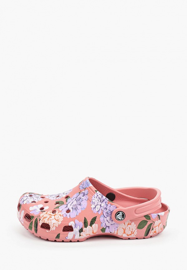 

Сабо Crocs, Розовый, Classic Printed Floral Clog