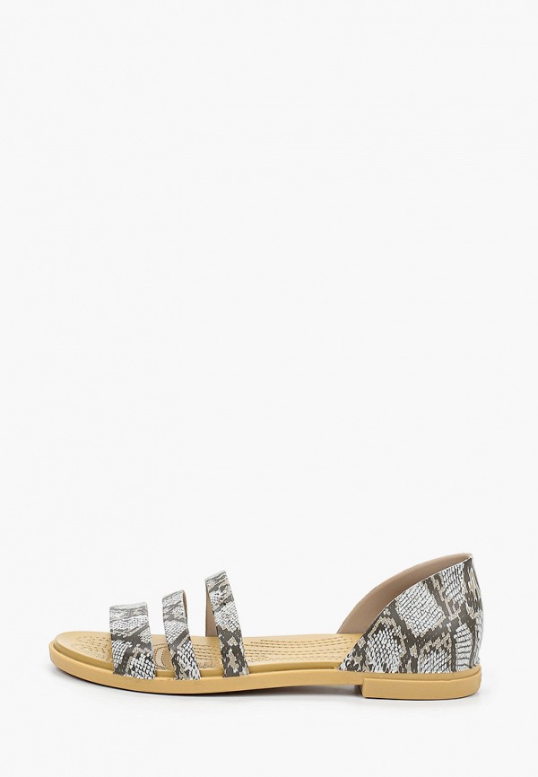 

Сандалии Crocs, Серый, Crocs Tulum Open Flat W