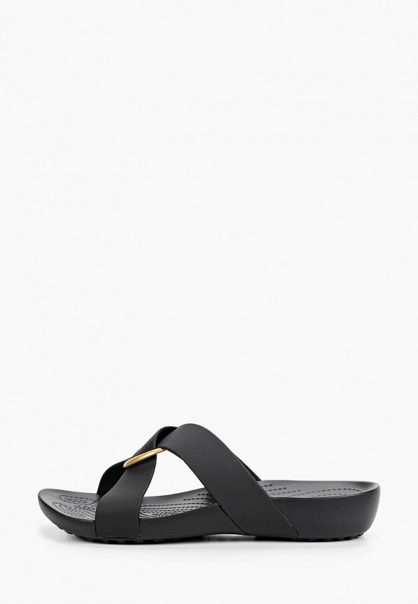 

Сланцы Crocs, Черный, Crocs Serena Cross Band Slde W