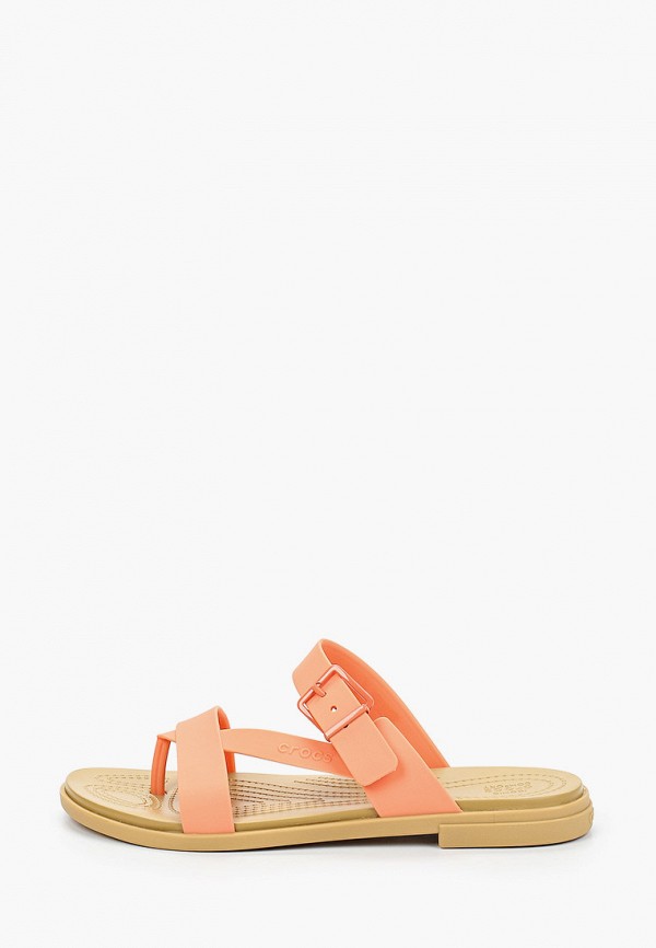 

Сланцы Crocs, Оранжевый, Crocs Tulum Toe Post Sandal W