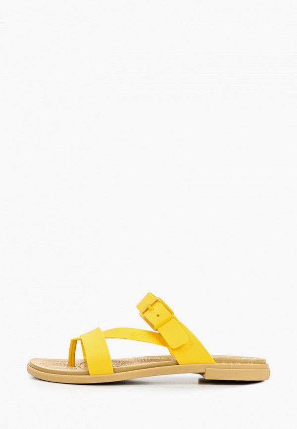 

Сланцы Crocs, Желтый, Crocs Tulum Toe Post Sandal W