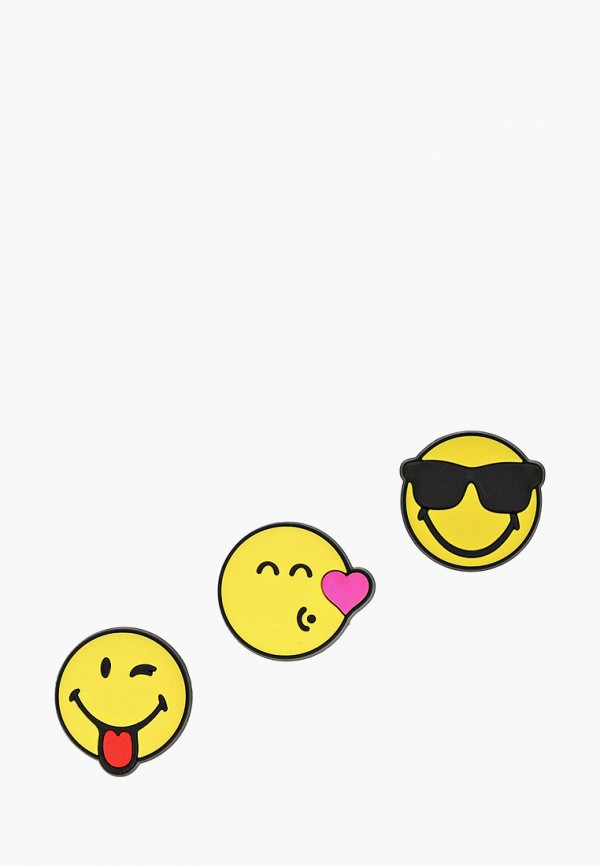 

Джиббитсы Crocs, Желтый, Smiley 3 Pack
