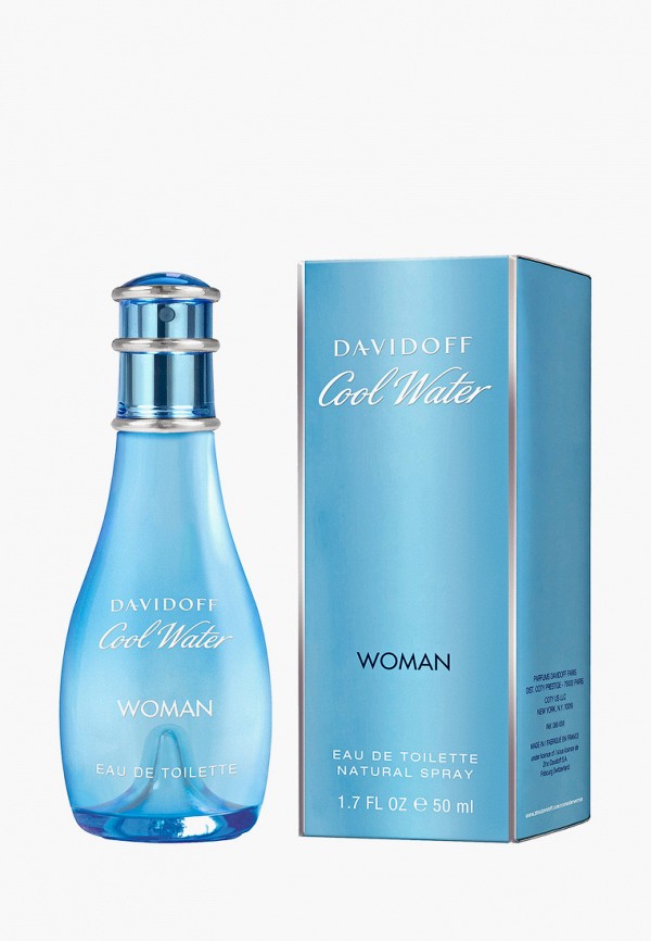 

Туалетная вода Davidoff, Прозрачный, Cool Water, 50 мл