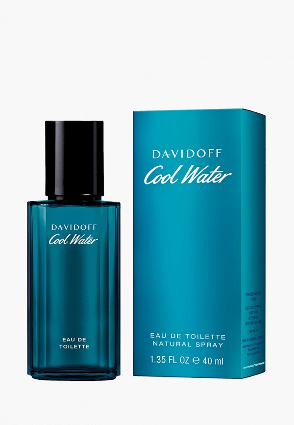 

Туалетная вода Davidoff, Прозрачный, Cool Water, 40 мл