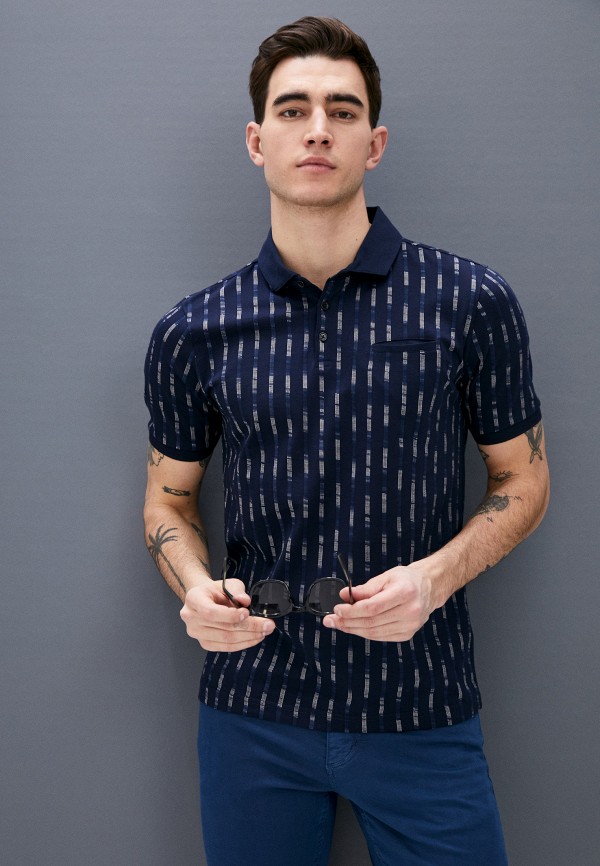 

Поло Daniel Hechter, Синий, Daniel Hechter DA579EMIBTY8