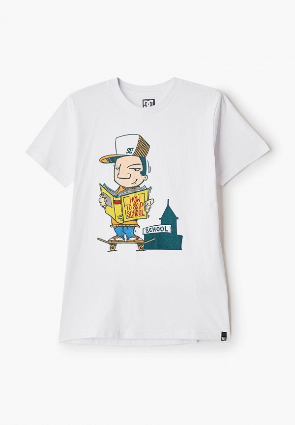 

Футболка DC Shoes, Белый, SKIP SCHOOL SS B TEES