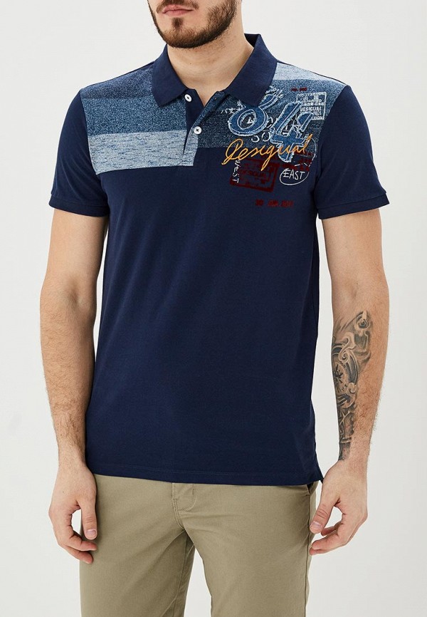 

Поло Desigual, Desigual DE002EMDMXN7, Синий