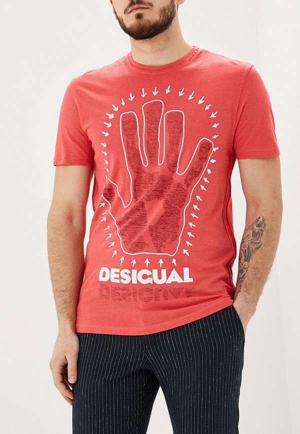 

Футболка Desigual; Desigual DE002EMDMXP7, Розовый
