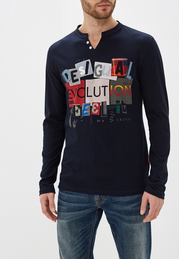 

Лонгслив Desigual, Синий, Desigual DE002EMGPJI8