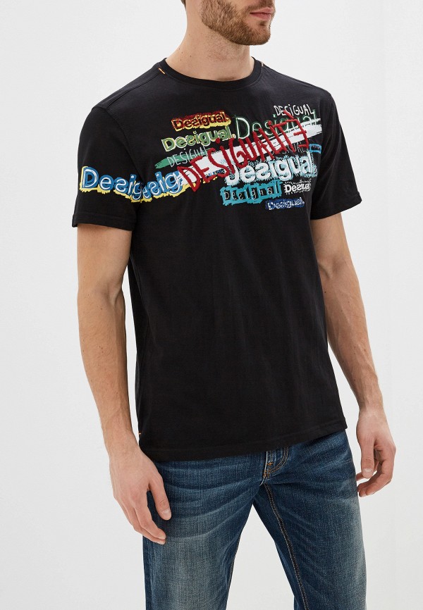 

Футболка Desigual, Черный, Desigual DE002EMGPJI9